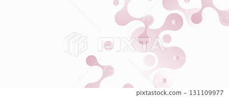 Vector connection molecules background. Suitable for biochemical pharmaceutical beauty and other medical concept. 131109977