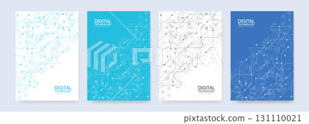 Abstract digital technology cover template design for a report and brochure, flyer, leaflets, poster, header, banner, website, presentation. Vector illustration 131110021