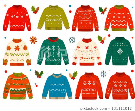 Cute Christmas border set 131111012