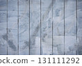 Texture of roughly painted wooden planks with brushstroke marks 131111292