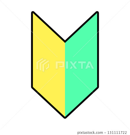 透明背景上的初學者標記 131111722