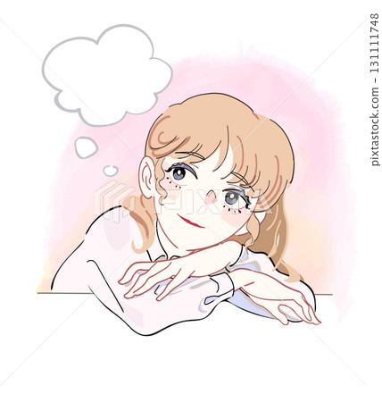 Woman having romantic fantasies 131111748