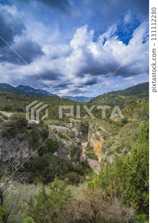 Ravine Els Estrets del Ballestar Trekking Path, Spain 131112280