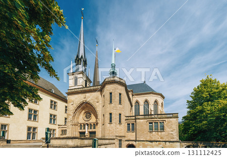 Notre-Dame Cathedral, Luxembourg is the Roman Catholic Cathedral. Grand Duchy of Luxembourg 131112425