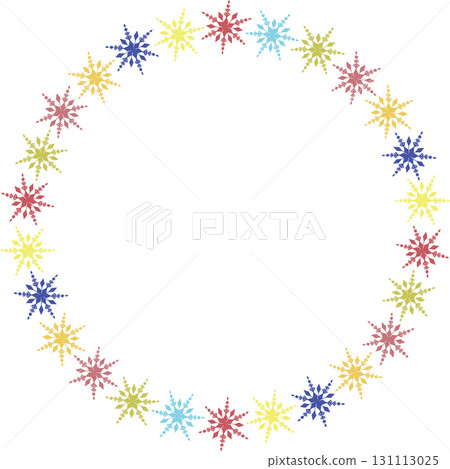 Snowflake winter frame. Christmas snowflake on white background border with empty space for your text Snowflake winter frame. Christmas snowflake on white background border with empty space for your text 131113025
