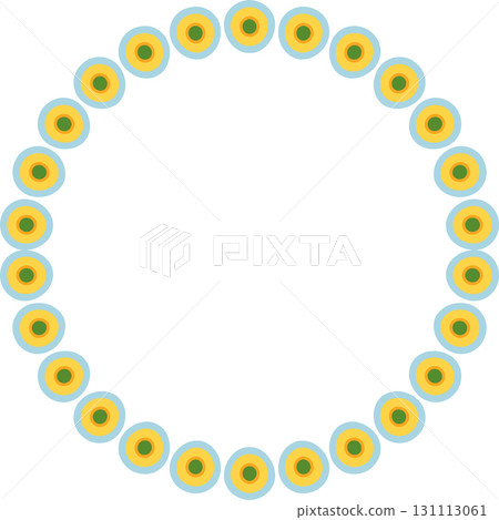 Blobs frame for text. Modern Art graphics for hipsters. Colorful stylish geometric empty round frame 131113061