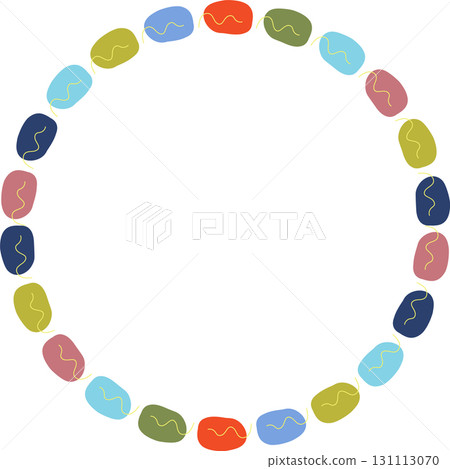 Doodle frame for text. Modern Art graphics for hipsters. Colorful stylish geometric empty frame Doodle frame for text. Modern Art graphics for hipsters. Colorful stylish geometric empty frame 131113070