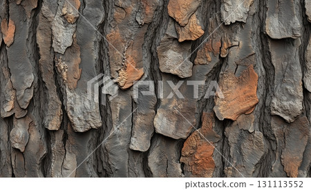 Closeup skin bark wooden tree texture seamless old grunge background 131113552