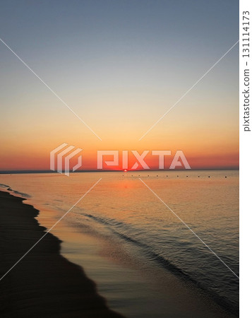 Minimal Orange Gradient Beach Sunset Minimal Orange Gradient Beach Sunset 131114173