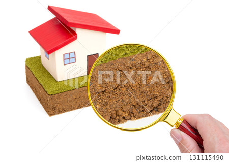 Image of geotechnical investigation of houses 131115490