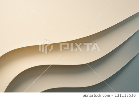 優雅的土色重疊紙背景材料 131115536