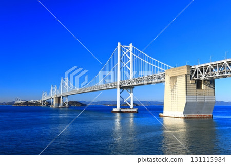 [香川縣] 晴朗的瀨戶大橋（瀨戶大橋紀念公園） 131115984