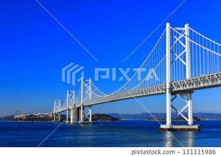 [香川縣] 晴朗的瀨戶大橋（瀨戶大橋紀念公園） 131115986