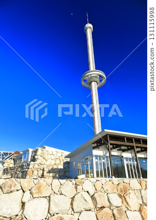 [Kagawa Prefecture] Clear skies at Seto Ohashi Tower (Seto Ohashi Memorial Park) 131115998