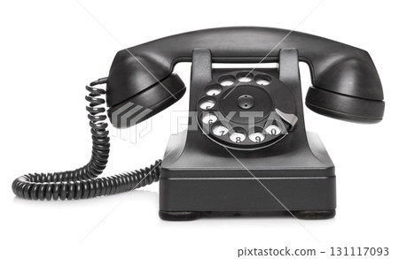 old telephone with rotary dial 131117093