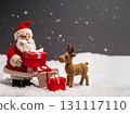 Santa and his reindeer prepare for Christmas 131117110