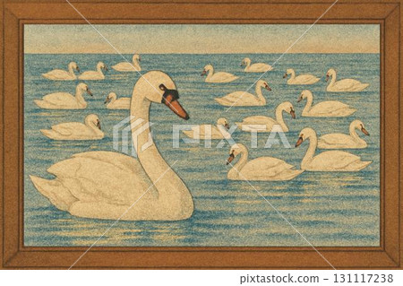 Swan Lake Sand Art 131117238