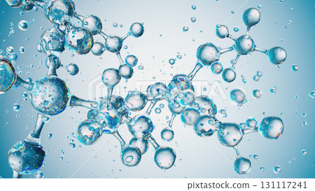 Fluid Harmony: A Close-Up of Water Molecules in Motion 131117241
