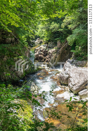 Summertime beauty of Sandankyo Gorge in Akiota Town, Hiroshima Prefecture Summertime beauty of Sandankyo Gorge in Akiota Town, Hiroshima Prefecture 131117313