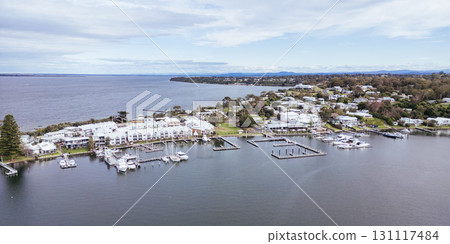 Town of Metung in Victoria Australia 131117484