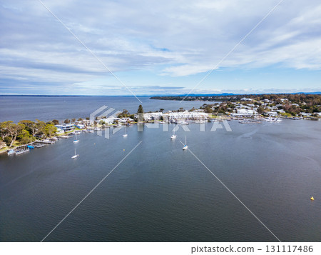 Town of Metung in Victoria Australia 131117486