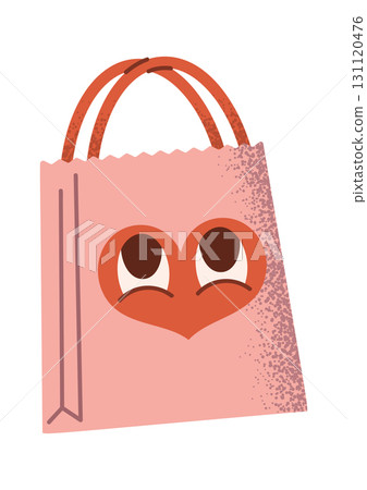 Valentine day gift shopping bag 131120476