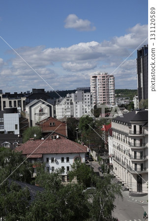 Beautiful top view to the center of Chisinau. 131120589