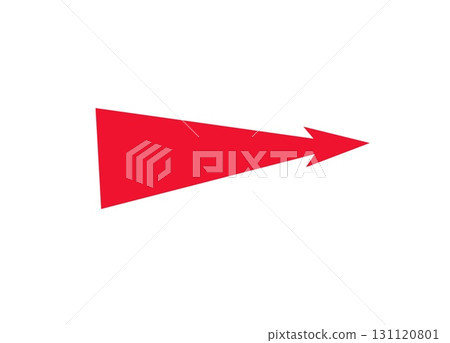 Dynamic red war arrow with bold design representing strategy, attack, and tactical movement Dynamic red war arrow with bold design representing strategy, attack, and tactical movement 131120801
