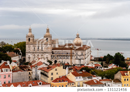 Lisbon Monastery and Cityscape 131121456