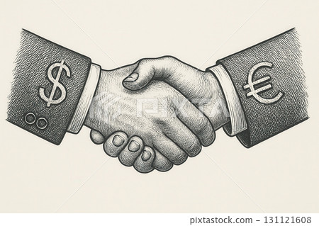 The Euro and Dollar are making a deal. 131121608