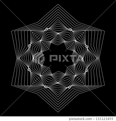 Abstract star illusion Abstract star illusion 131121855