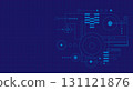 Geometric abstract blueprint architecture background 131121876