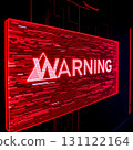 yber security concept. Shield With Keyhole icon on digital data background. 131122164