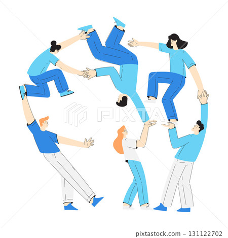 Mental Health with Man and Woman Character with Psychological Disorder in Group Psychological Assistance Vector Illustration Mental Health with Man and Woman Character with Psychological Disorder in Group Psychological Assistance Vector Illustration 131122702