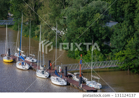 the garonne river and the city of Bordeaux 131124137
