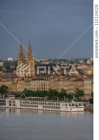 the garonne river and the city of Bordeaux the garonne river and the city of Bordeaux 131124228