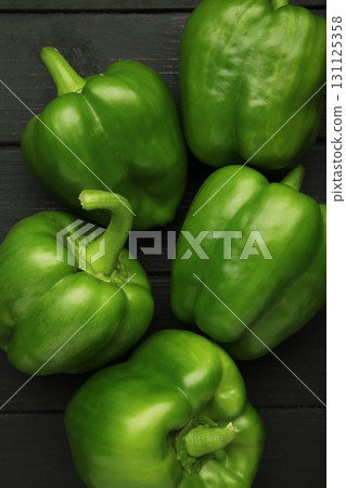 Macro Photo food vegetable green bell peppers. 131125358