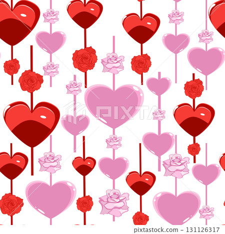 heart, pattern, seamless 131126317