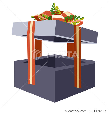 box, gift, ribbon 131126504
