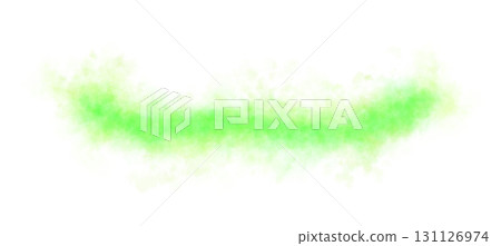 Light green to dark green smoke texture with transparent background template or mockup for visual projects 131126974