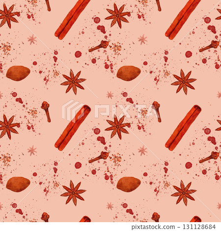 Explore the Art of Spice Pattern Design for Inspiring Culinary Creations and Experiences 131128684