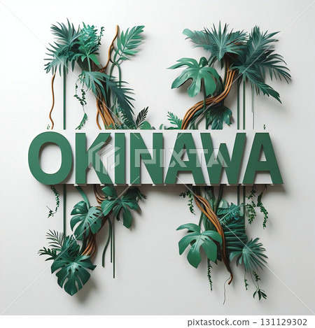 Okinawa Simple and modern design logo set Okinawa Simple and modern design logo set 131129302