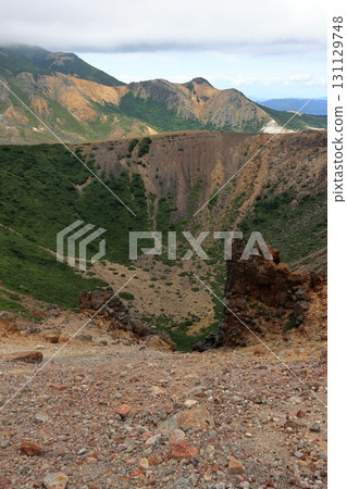 Mountains beyond the Azuma-Kofuji crater site Mountains beyond the Azuma-Kofuji crater site 131129748