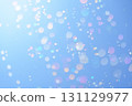 漂浮肥皂泡的夢幻背景 131129977