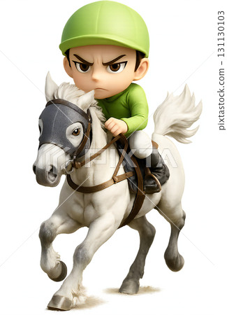 Racehorse - Light Green Jockey 131130103