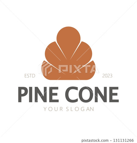 abstract simple pinecone logo design,for business,badge,emblem,pine plantation,pine wood industry,yoga,spa,vector abstract simple pinecone logo design,for business,badge,emblem,pine plantation,pine wood industry,yoga,spa,vector 131131266