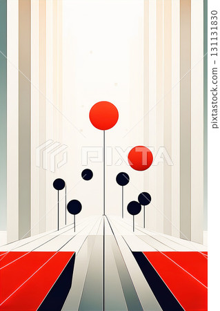 A collection of geometric elements 131131830