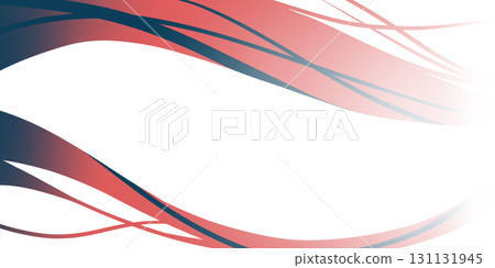 An abstract illustration depicting a powerful red flow from a dark expression 131131945