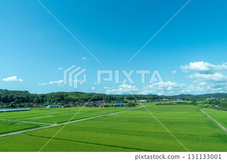 Fields spread across Ube City 131133001
