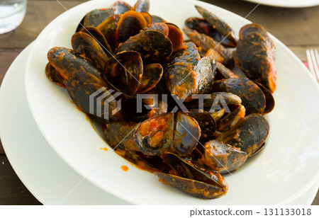 Mussels with tomato sauce Mussels with tomato sauce 131133018